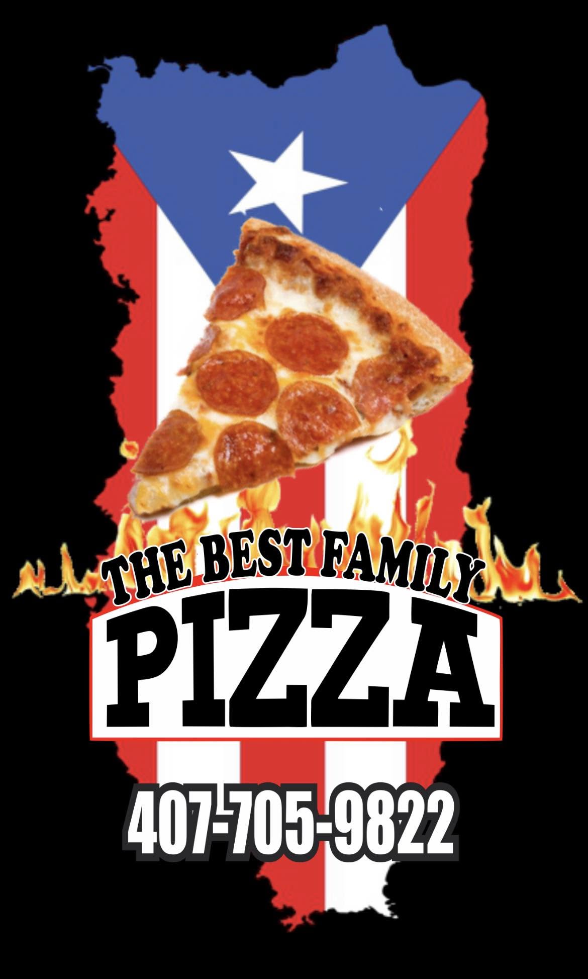 The Best Family Pizza logo